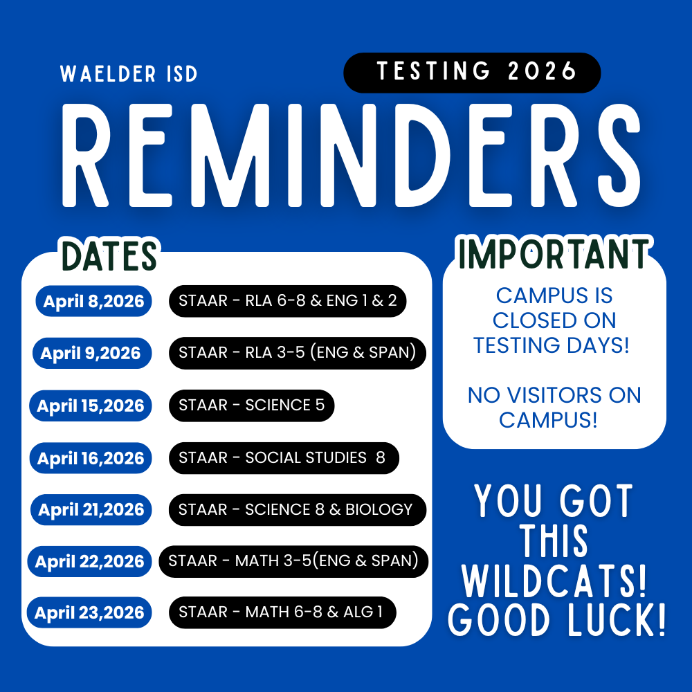 STAAR Testing Dates