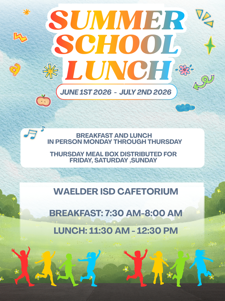 Summer School Lunch Schedule