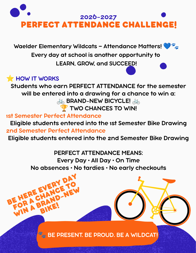 Perfect Attendance Flyer