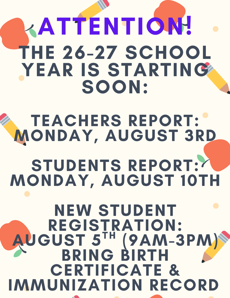 Attention Staff & Parents!