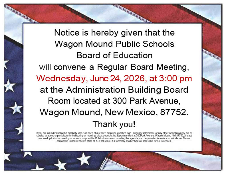 June 24, 2026 Board Meeting