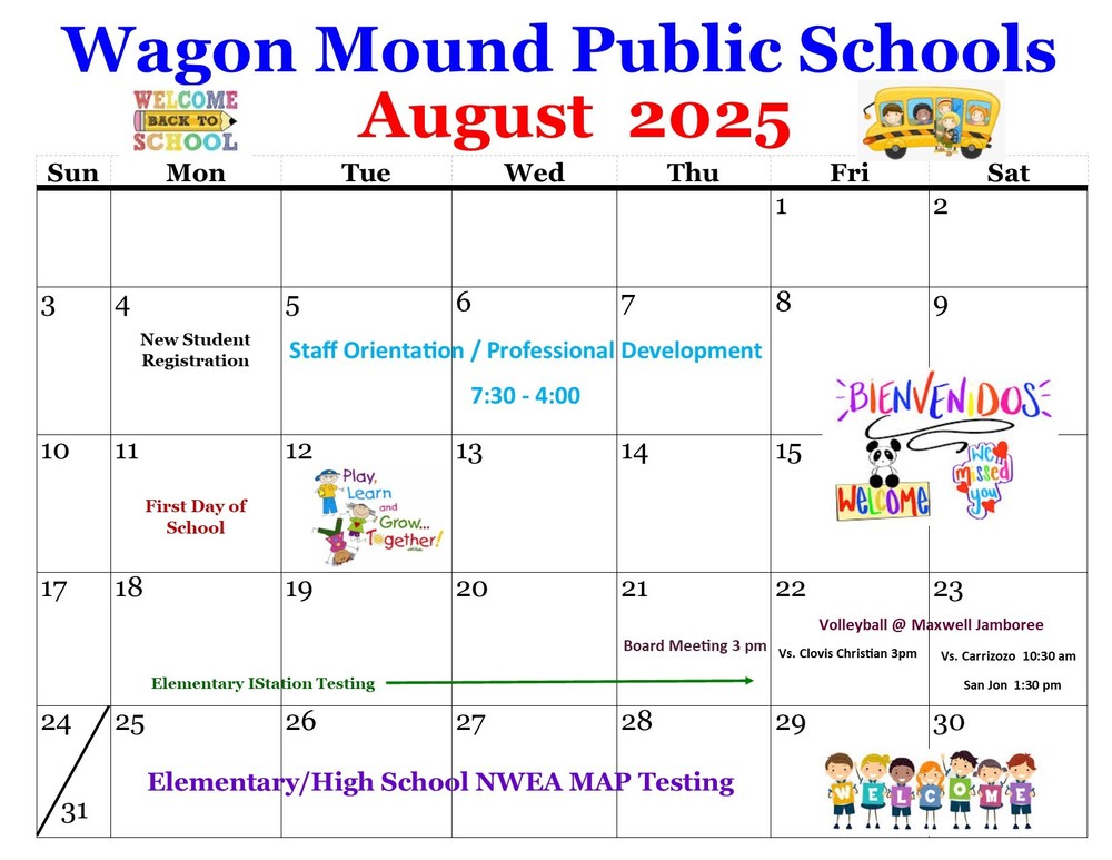 August Calendar 2025
