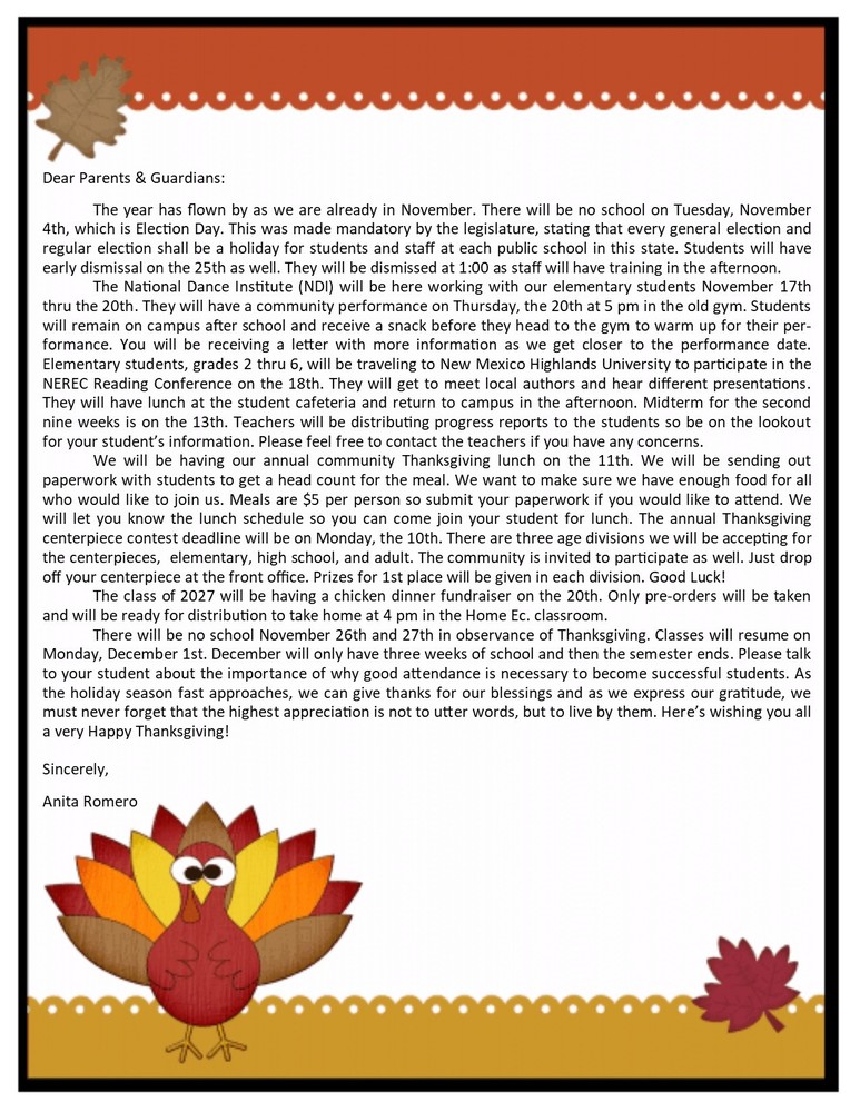 November Newsletter 2025