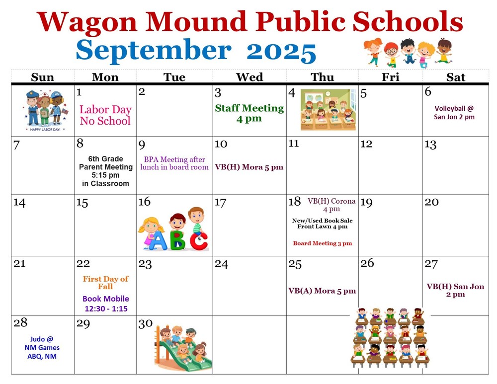September Calendar 2023