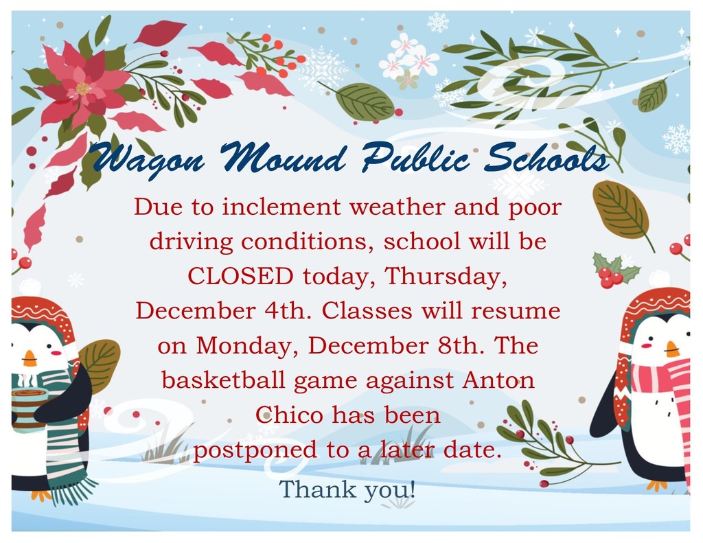 School closed today.