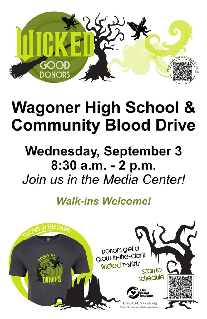 Sept 3 blood drive at high school