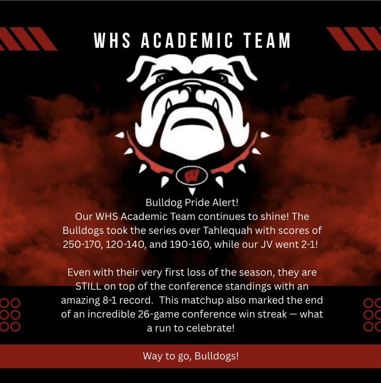 academic team wins
