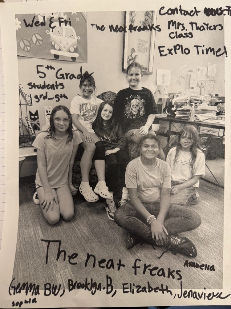 fifth grade girls helping out