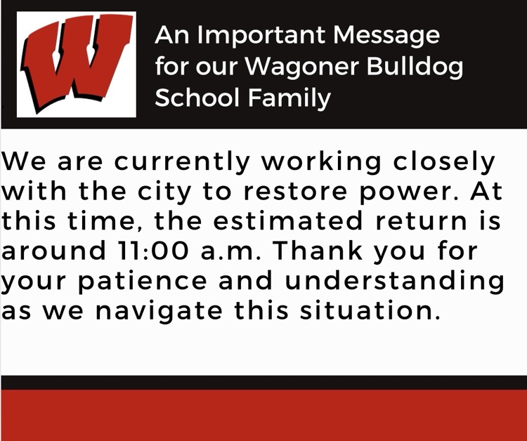 power should return around 11am