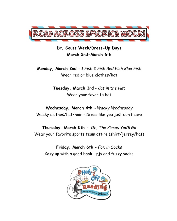 dress up days for red across America week 