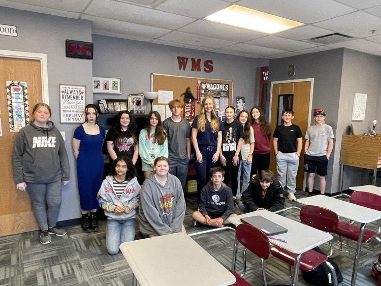 Sheridan jones helping teach health 