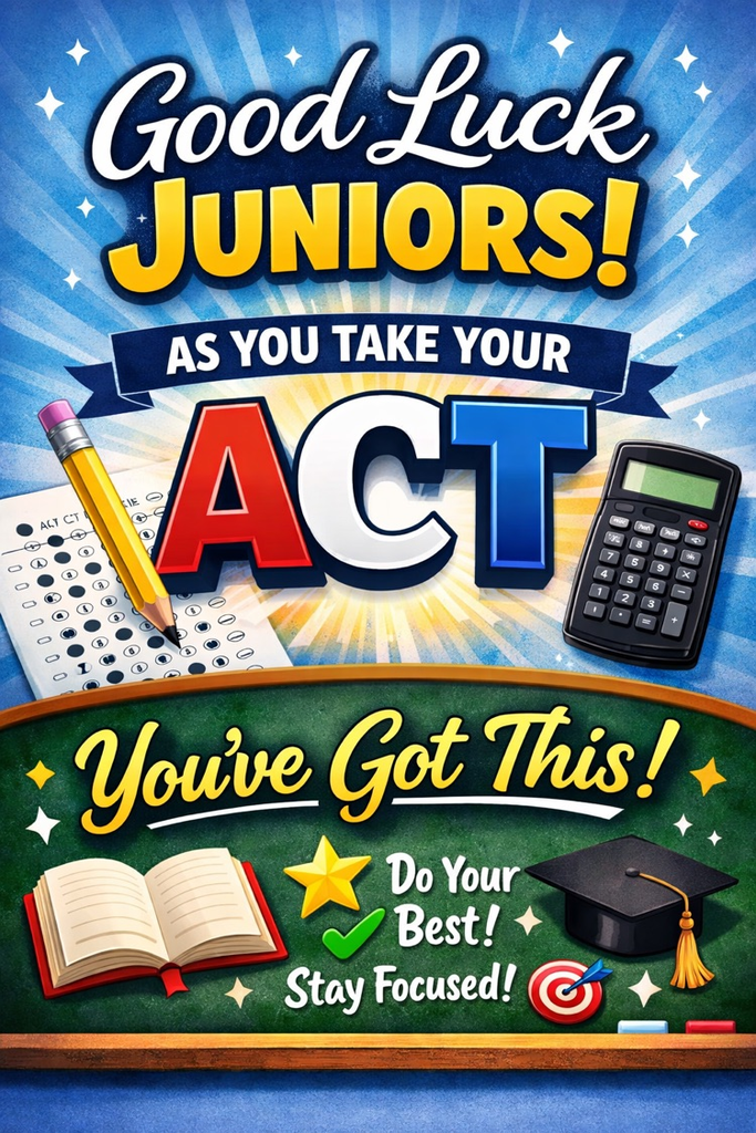 good luck juniors taking your act