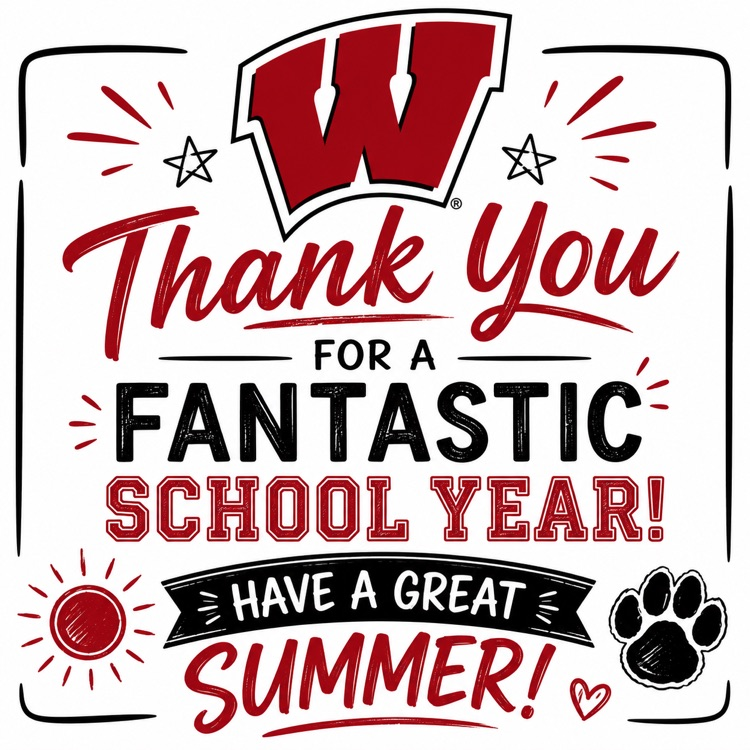thank you for an amazing school year have a great summer