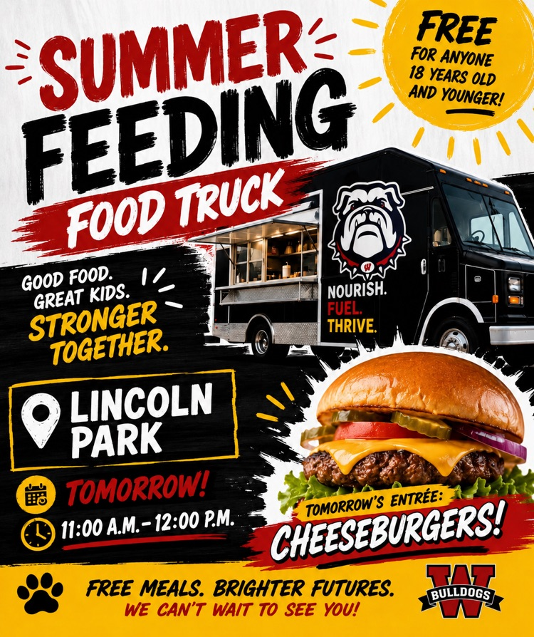 food truck tomorrow at Lincoln park 11-12 for free