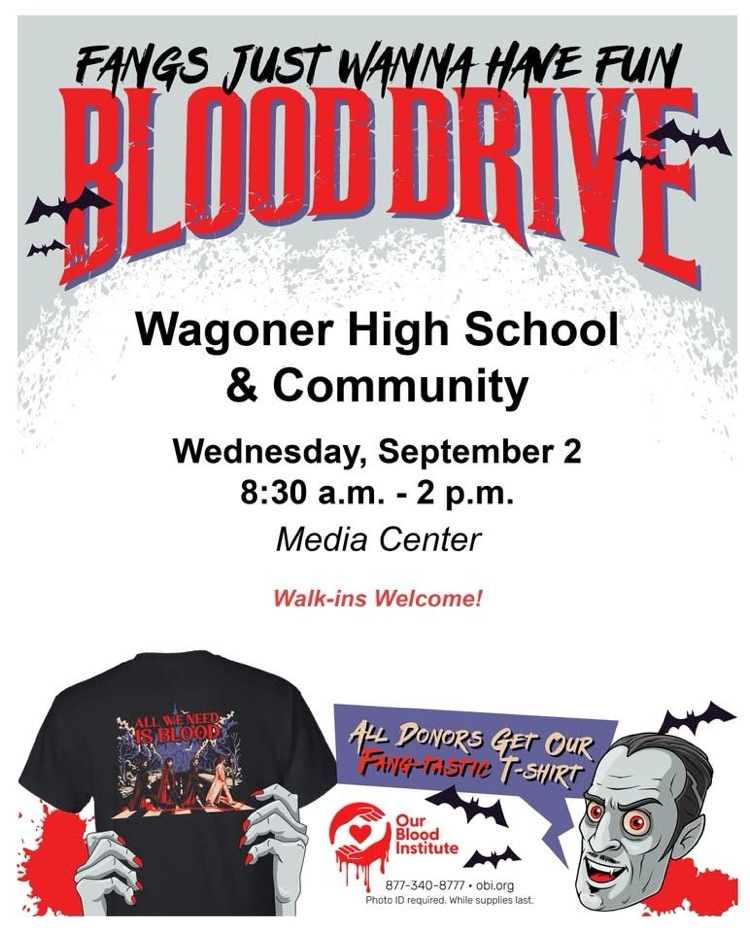 blood drive at hs Sept 2