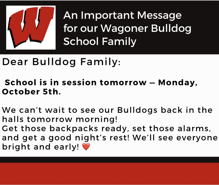 school is in session tomorrow 