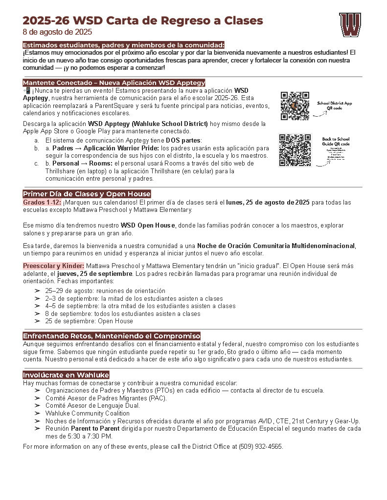 welcome back pt 1 - spanish