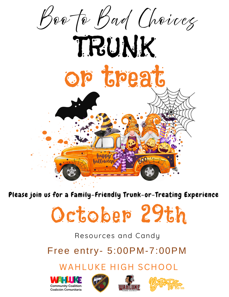 Trunk or Treat Invite - English