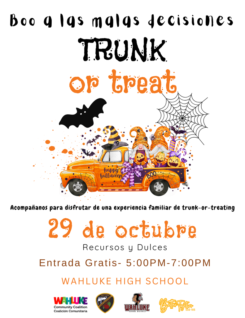 Trunk or Treat Invite - Spanish