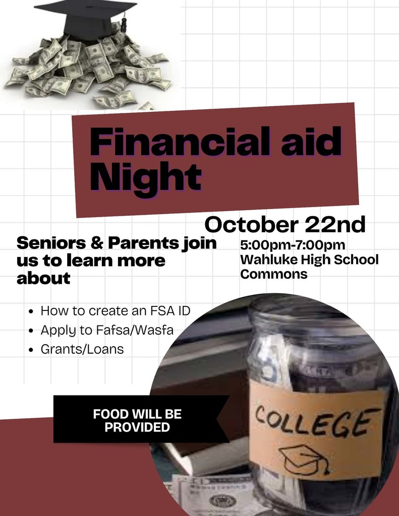 Financial Aid night - flyer in spanish