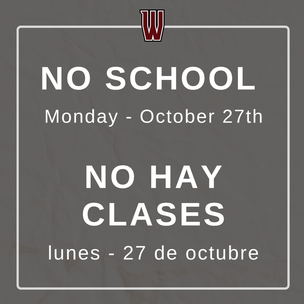 No School - October 27