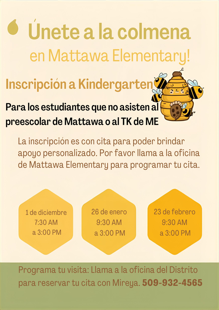 Kindergarten registration - spanish