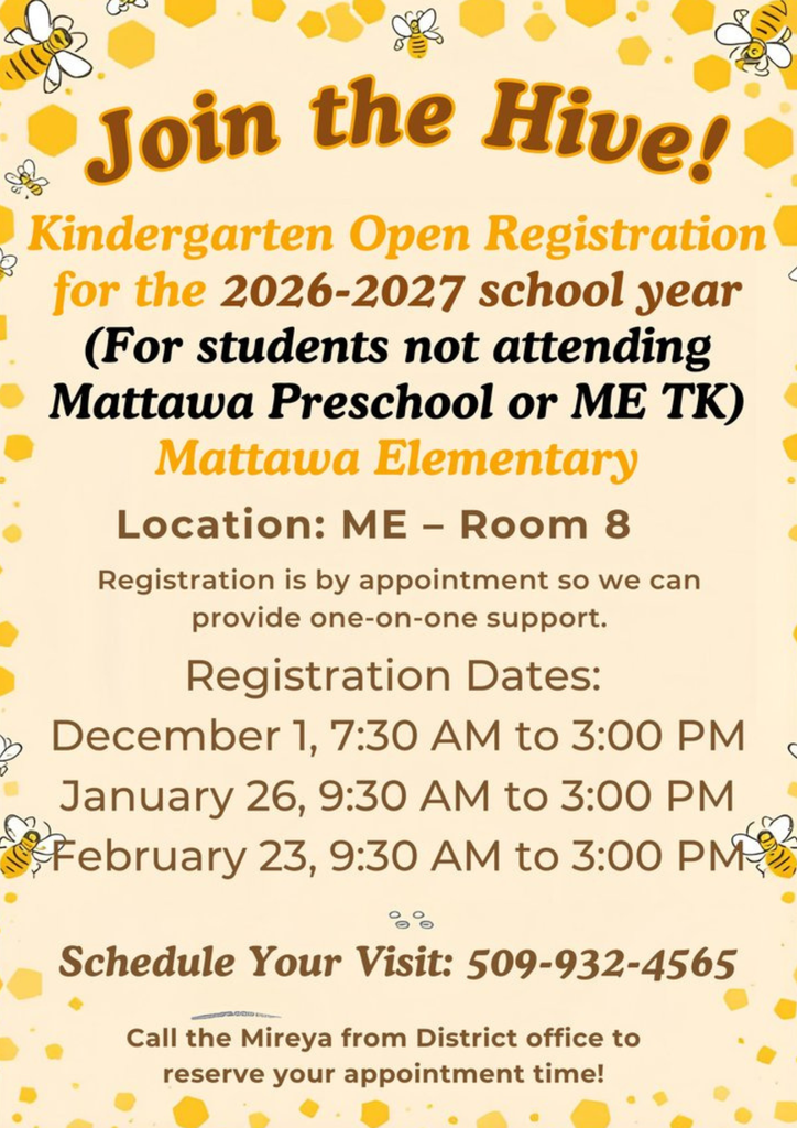 Kindergarten registration