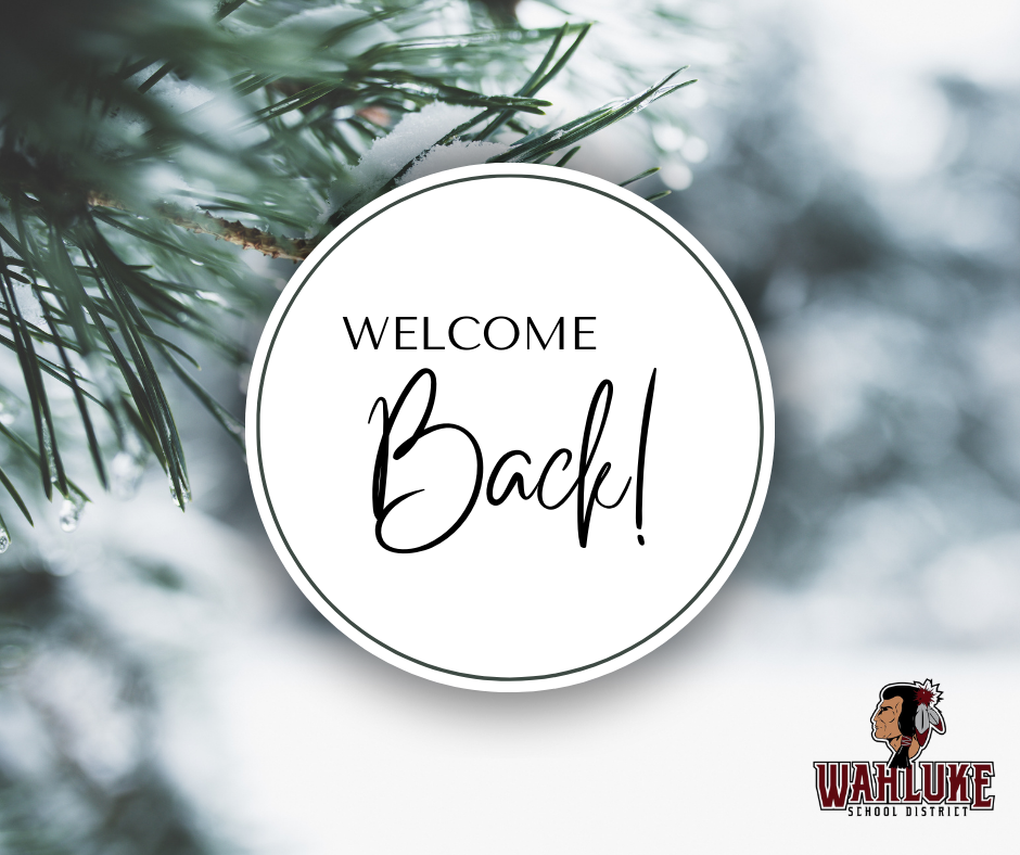 Welcome back social media post