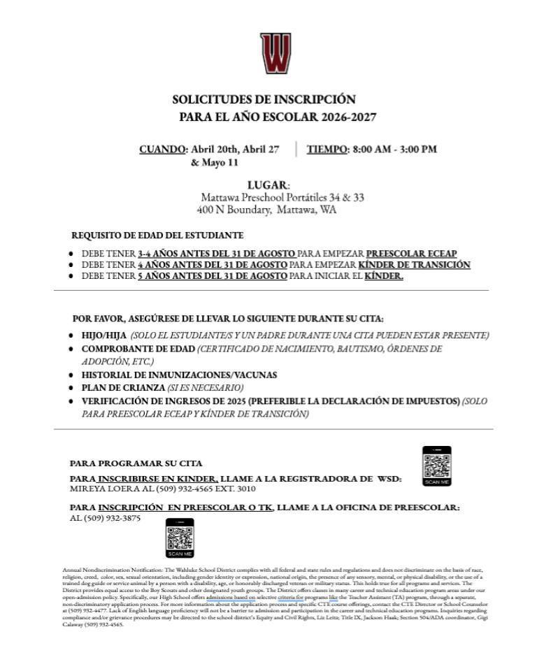 Registration Applications for the 26-27 SY