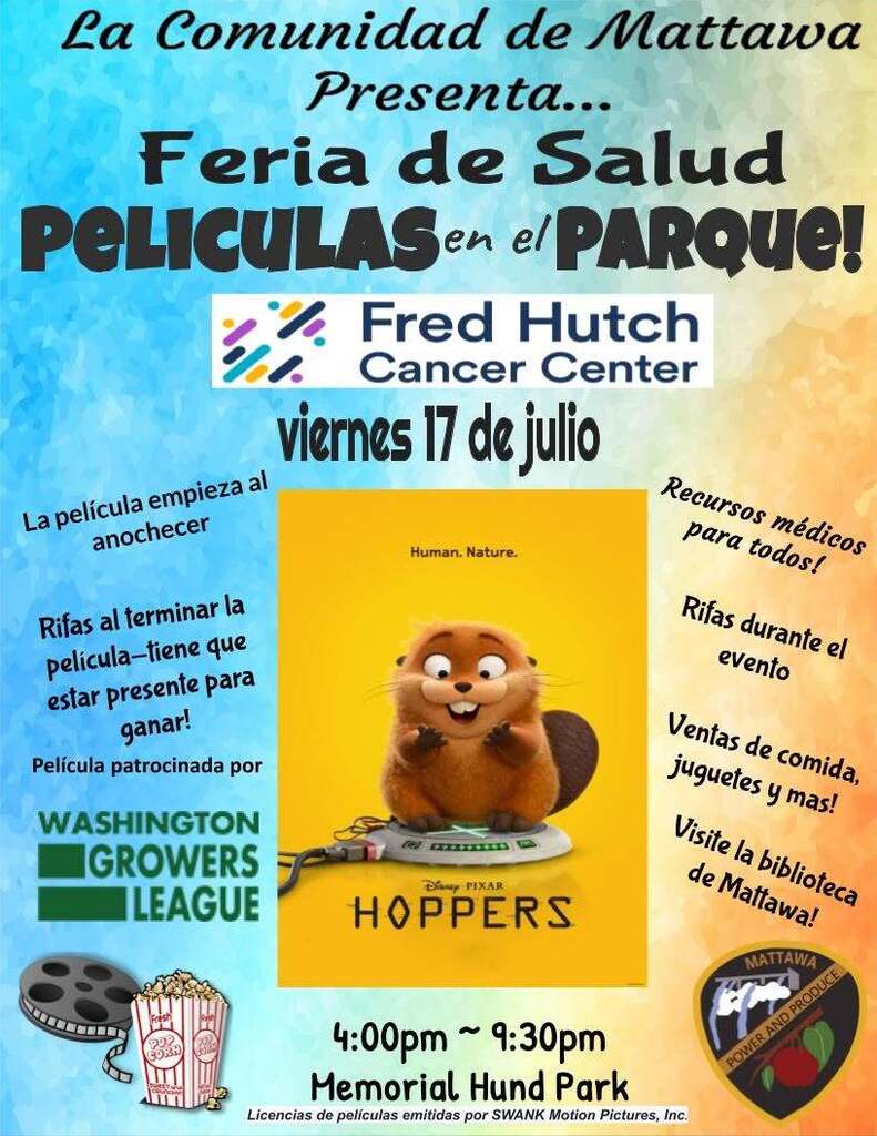 Movie night at the park
