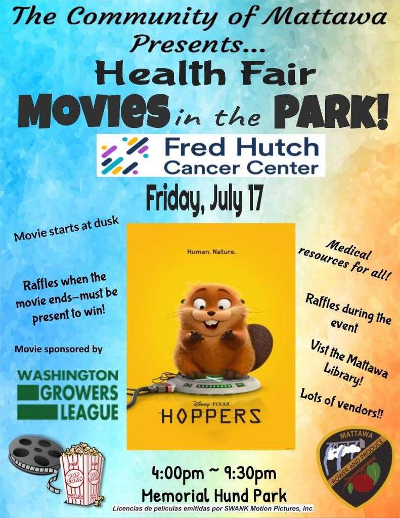 Movie night at the park