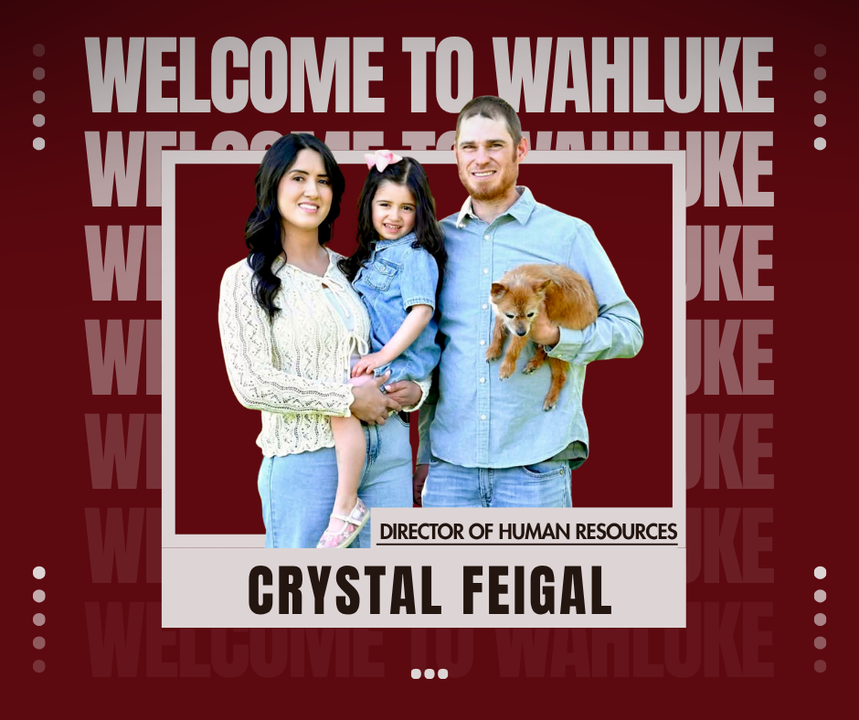Welcome to Wahluke - Crystal Feigal