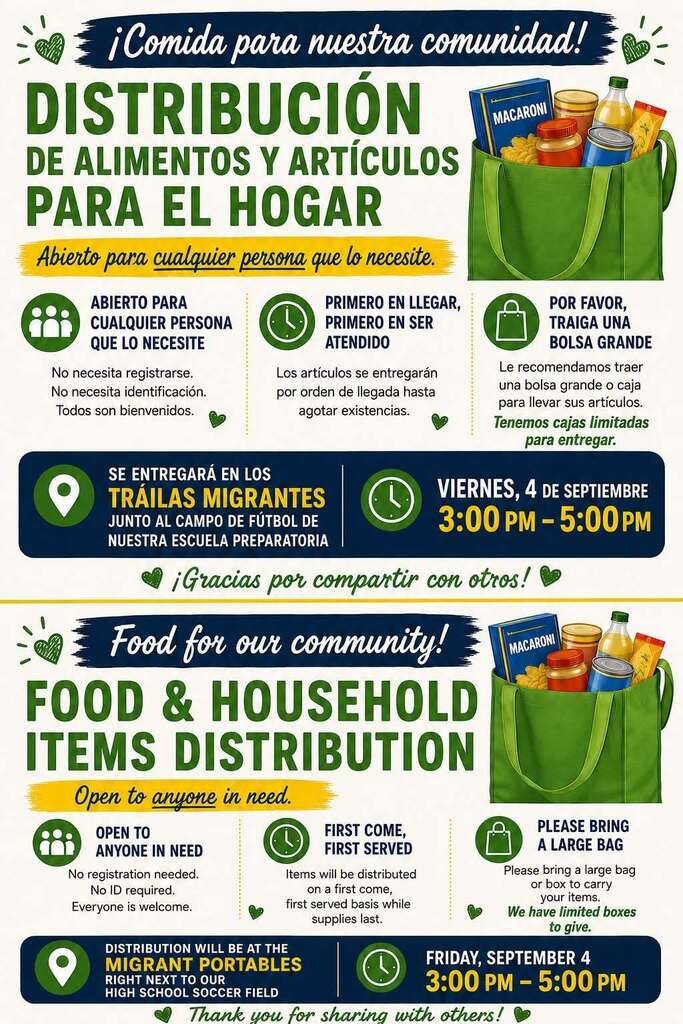 Food Distribution English/Spanish