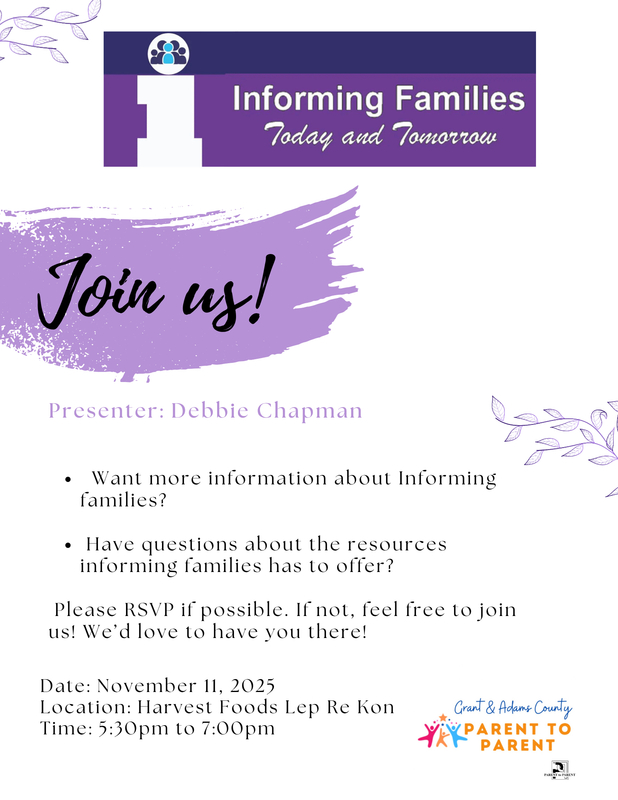 Parent to Parent - English