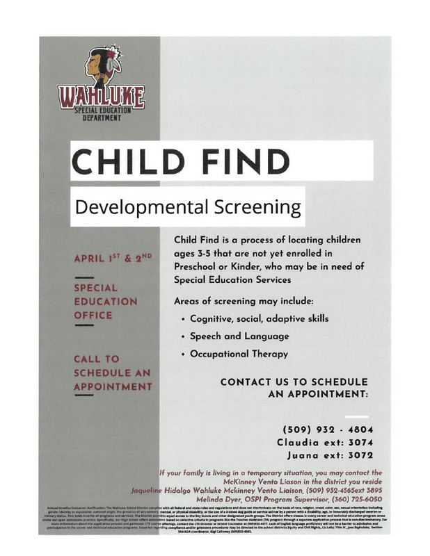 Child Find - Spanish