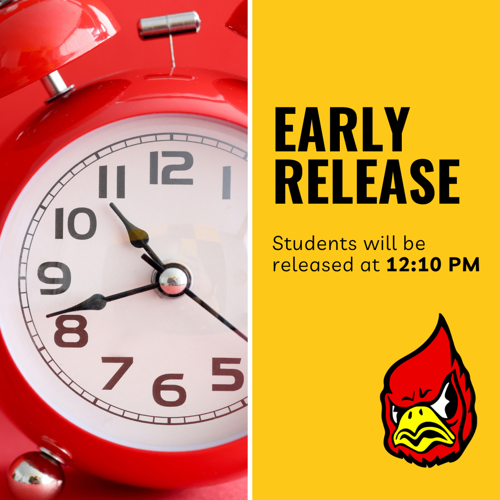Early Release at 12:10pm
