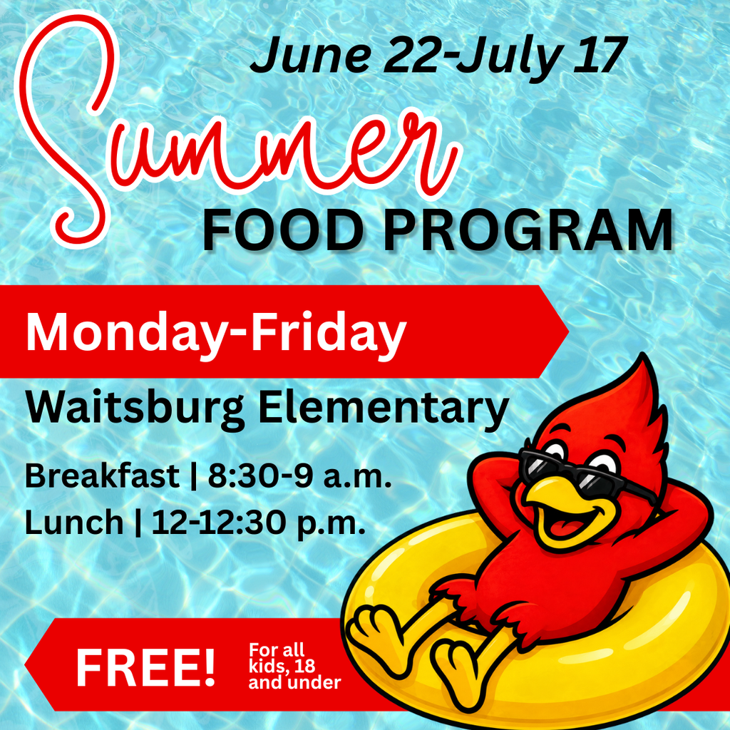 Summer Food Program available June 22-July 17
