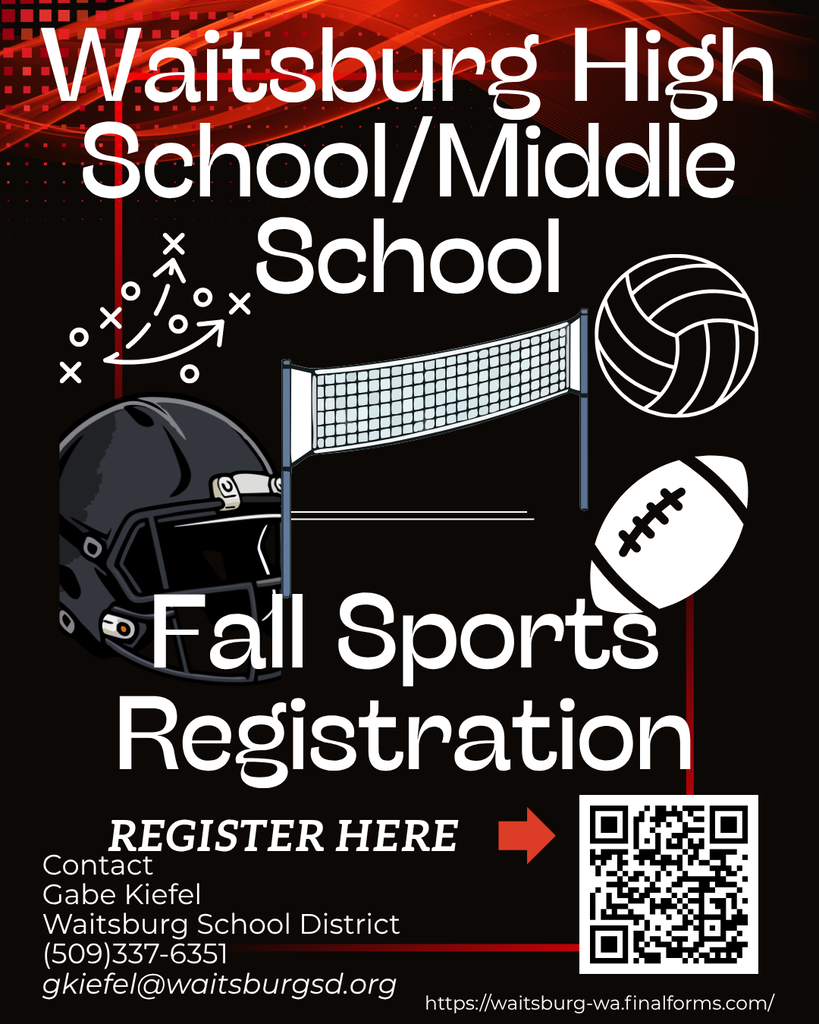 Waitsburg High School and Middle School Fall Sports Registration