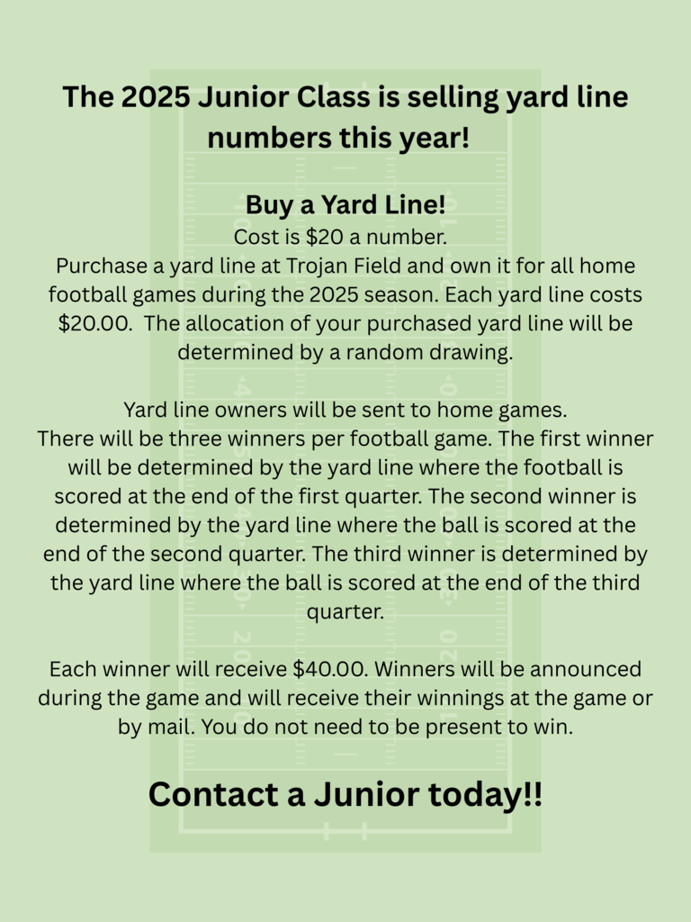 🏈 Junior Fundraiser 🏈 