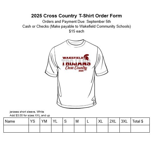 xc tshirt