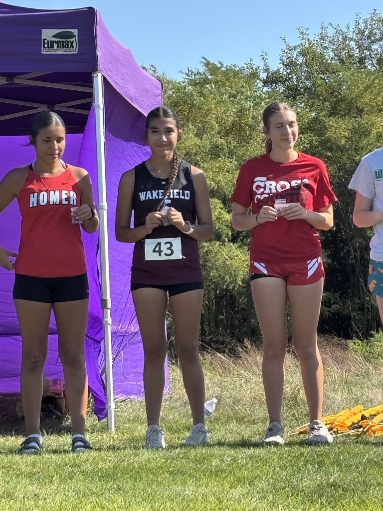 Congrats, Jamie, on placing 13th on Friday at the Cross Country meet!