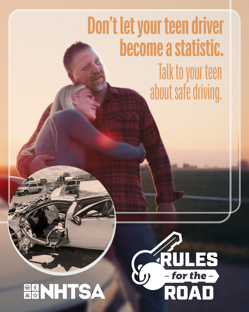 New driver in the family? Set the rules before they take the keys 🔑:✅ No phones✅ No distractions✅ Don’t speed✅ Limit passengers✅ Buckle up