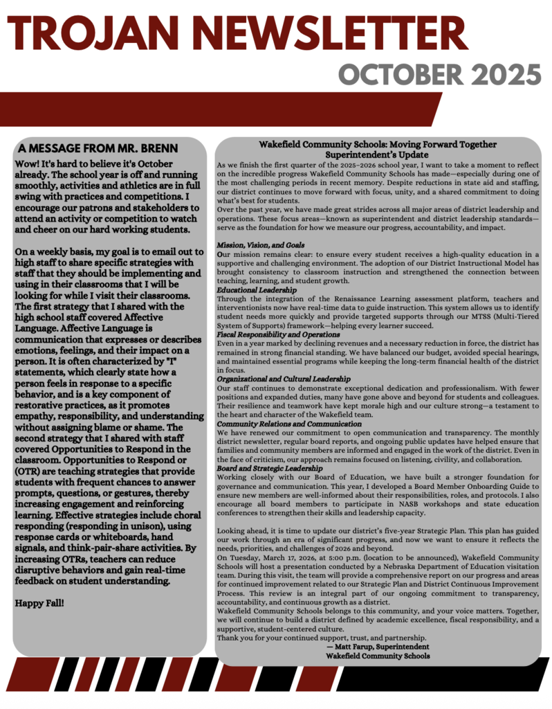 October Newsletter