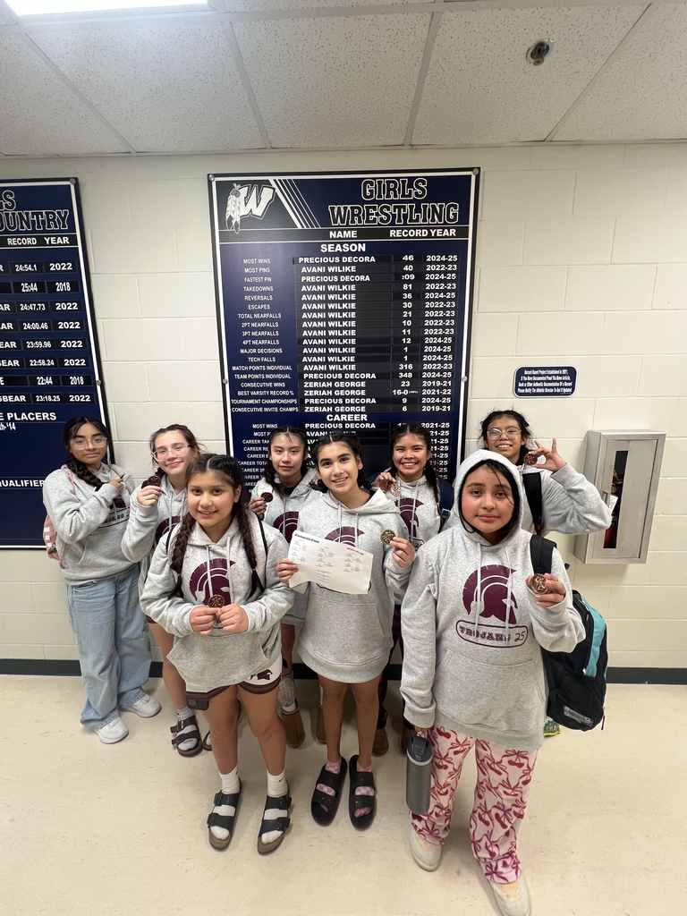 JH Girls Wrestling Medal Winners 