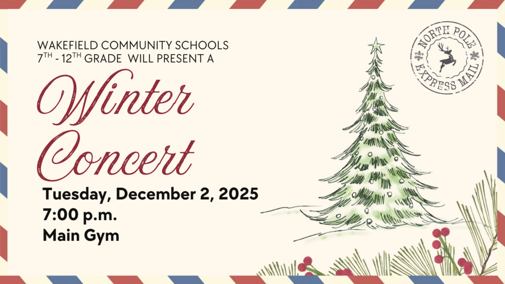 Please come and join us for an evening of music!  Students need to arrive no later than 6:45.