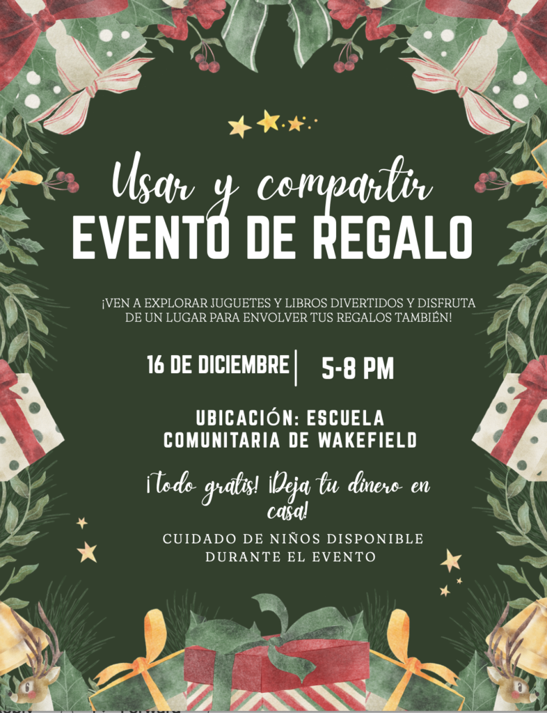 Wear & Share Christmas - 12/16 at the school