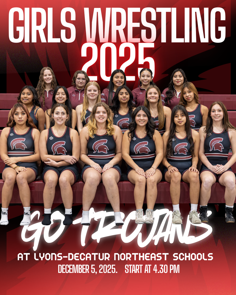 Girls wrestling @ Lyons on 12/5 at 4:30 pm