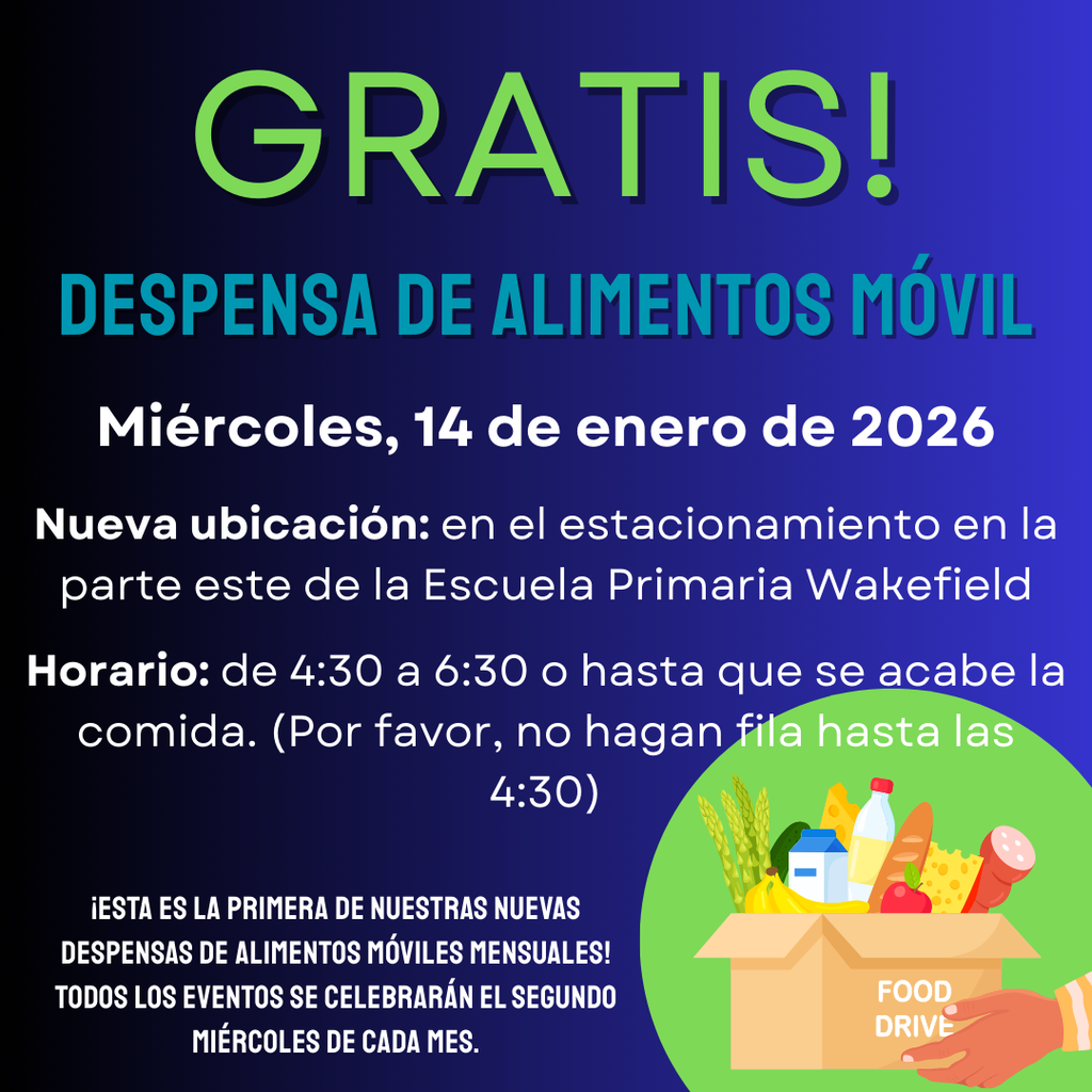 January Food Pantry Spanish