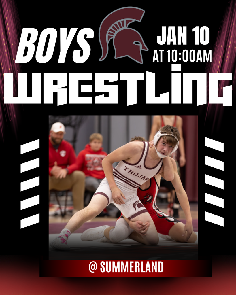 A busy stretch begins now. Girls & Boys Wrestling hit the mat with a full slate ahead. Girls 📍 Winside ⌚ 10 am Boys 📍 Summerland ⌚ 10 am