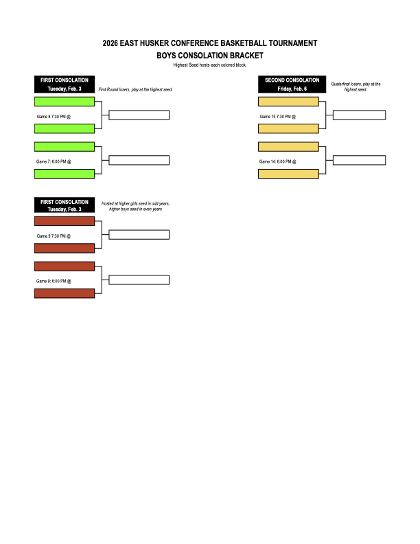 2026 EHC Basketball Boys Tournament - Consolation